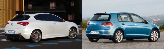Alfa Giulietta vs VW Golf 3